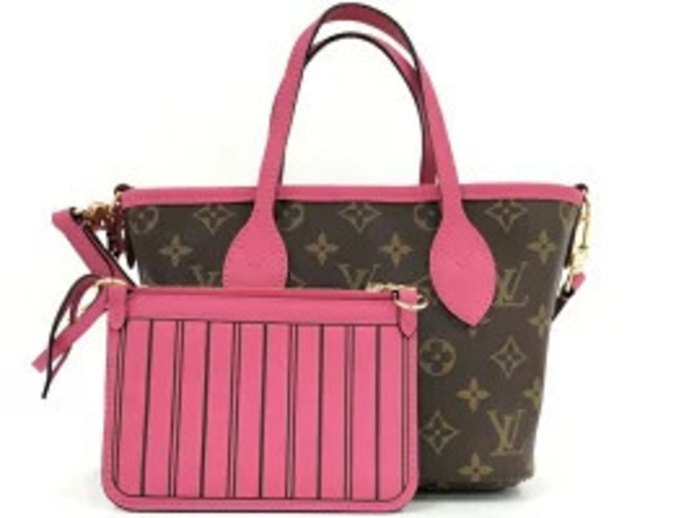 Louis Vuitton Monogram Out Inside Handbag Neverfull Brown